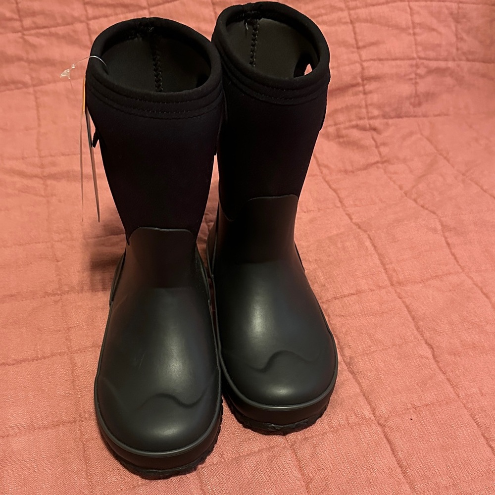 Bogs Kids Black Rain Boots